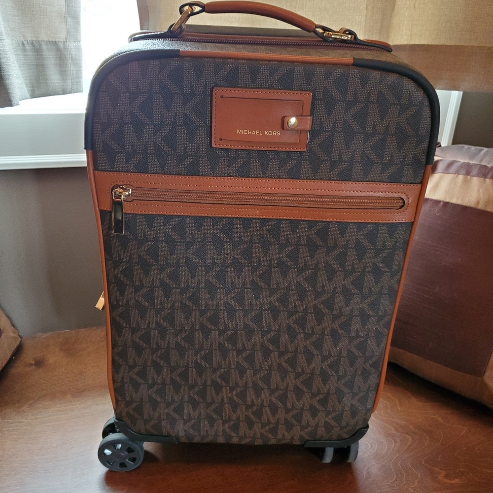 Michael Kors carry-on roller bag